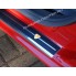 Накладки на пороги (carbon) Honda Civic IV 4D/5D (2012-) бренд – Alu-Frost (Польша) дополнительное фото – 2